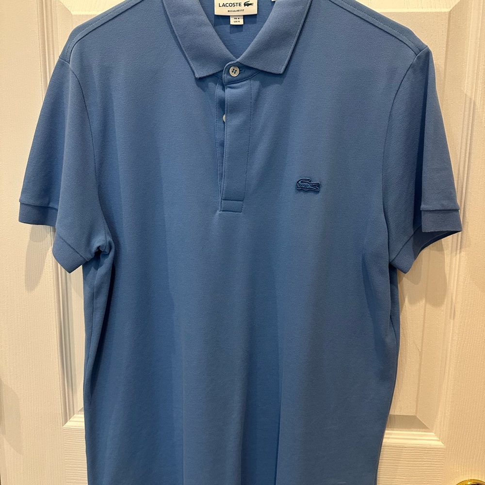 Lacoste Men’s Light Blue Classic Pique Polo